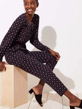 New LOFT Bejeweled Jumpsuit Womens Size 6