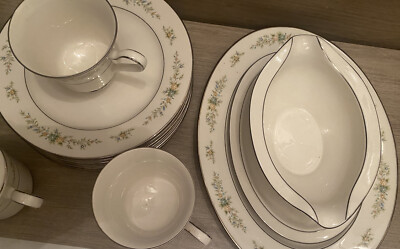 Noritake Ivory China Christina Pattern # 7056 Set Of 24 Pcs | eBay