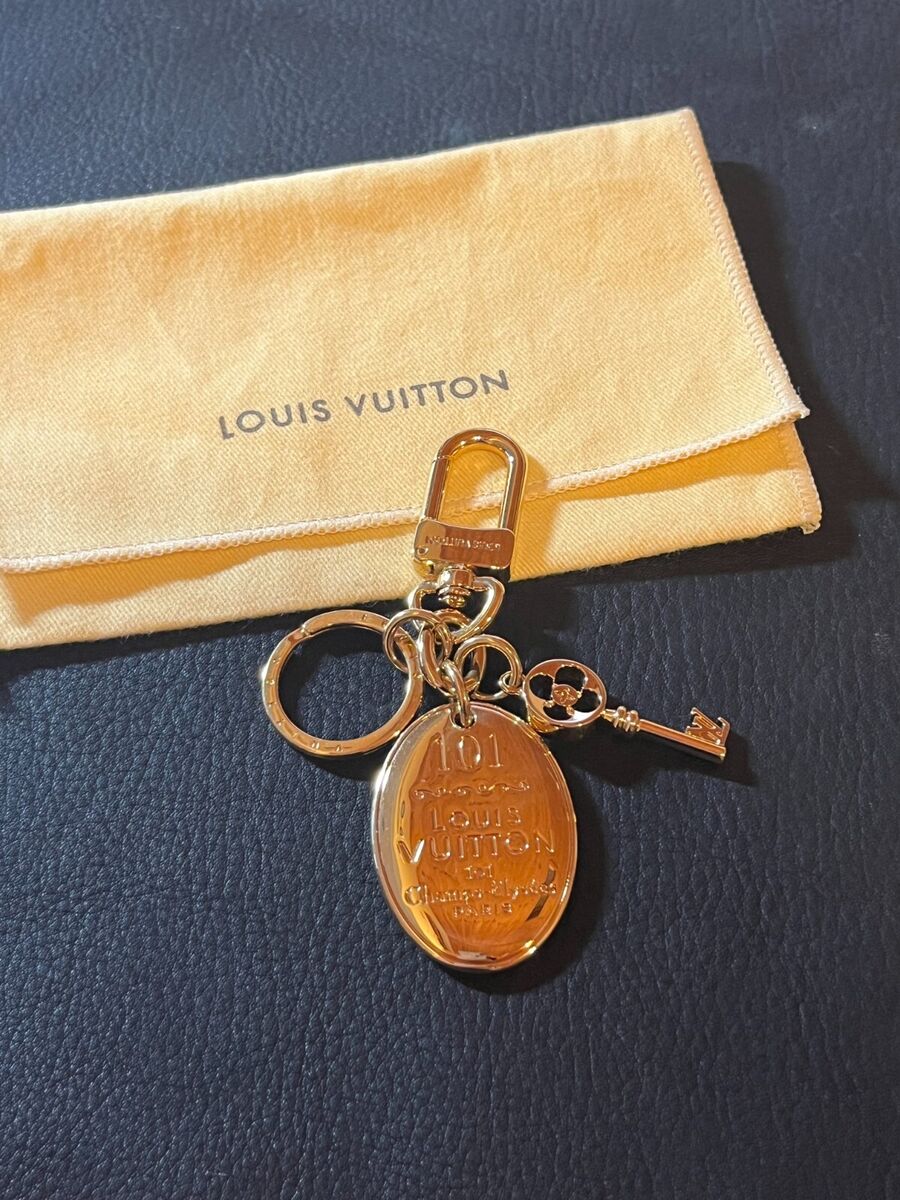 LOUIS VUITTON Key ring holder chain Bag Charm AUTH Porto Cle LOUIS VUITTON Key ring holder chain Bag Charm AUTH Porto Cle