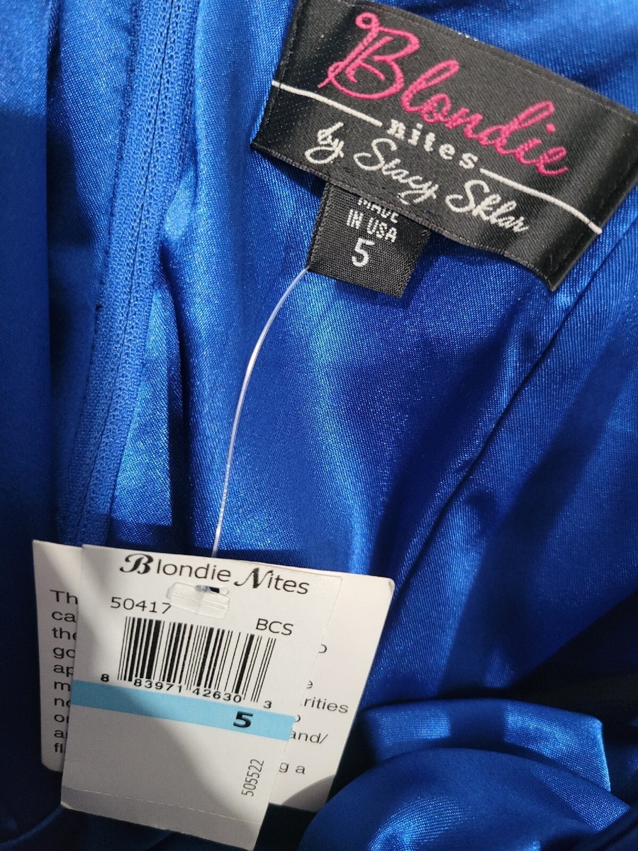 Blondie Nites Junior Size 5 Blue & Black glitter bottom | eBay