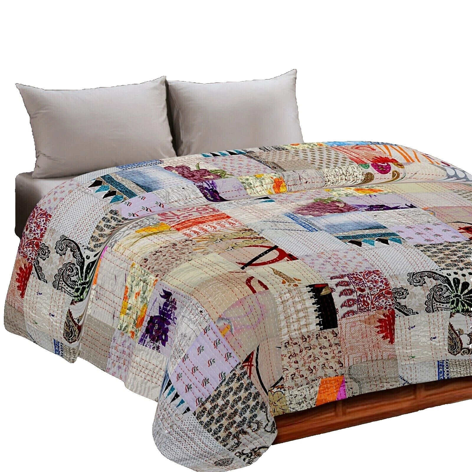 Handmade Queen Patchwork Quilts, Bedspreads & Coverlets