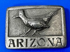 Arizona Roadrunner Bird Southwest Southwestern Desert Belt Buckle By Sanchez Int