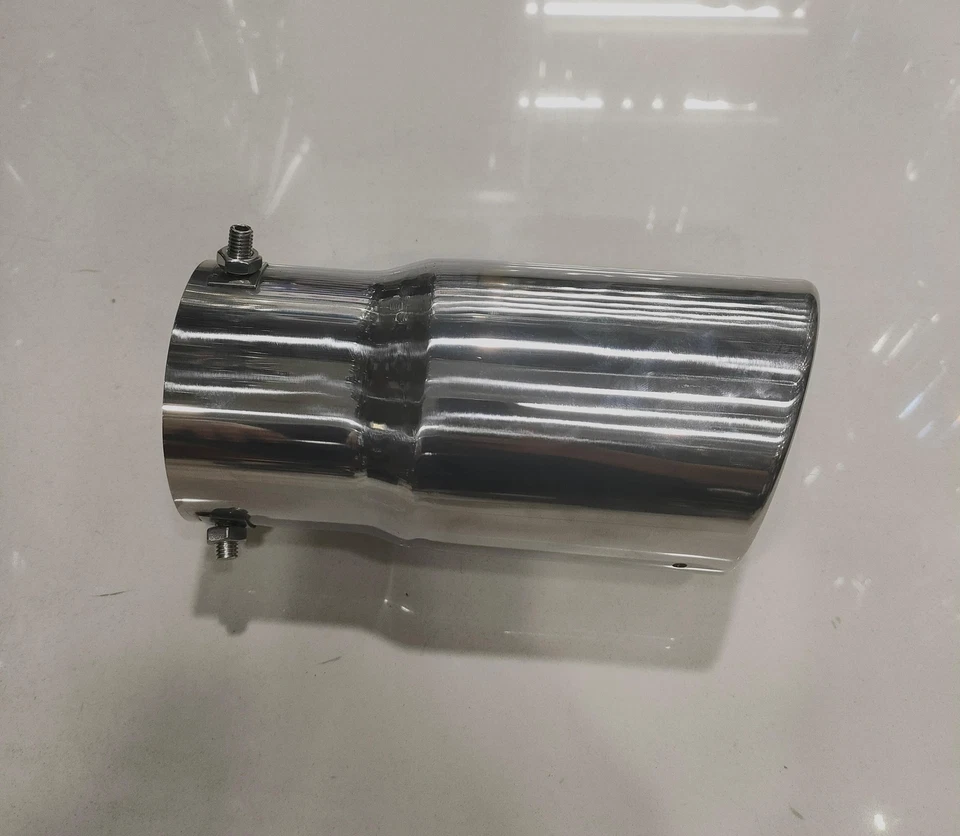 Tubo de escape silenciador punta escape trasero auto para Toyota Land Cruiser 2007-2025 1 pieza SS Foto 2 de 4