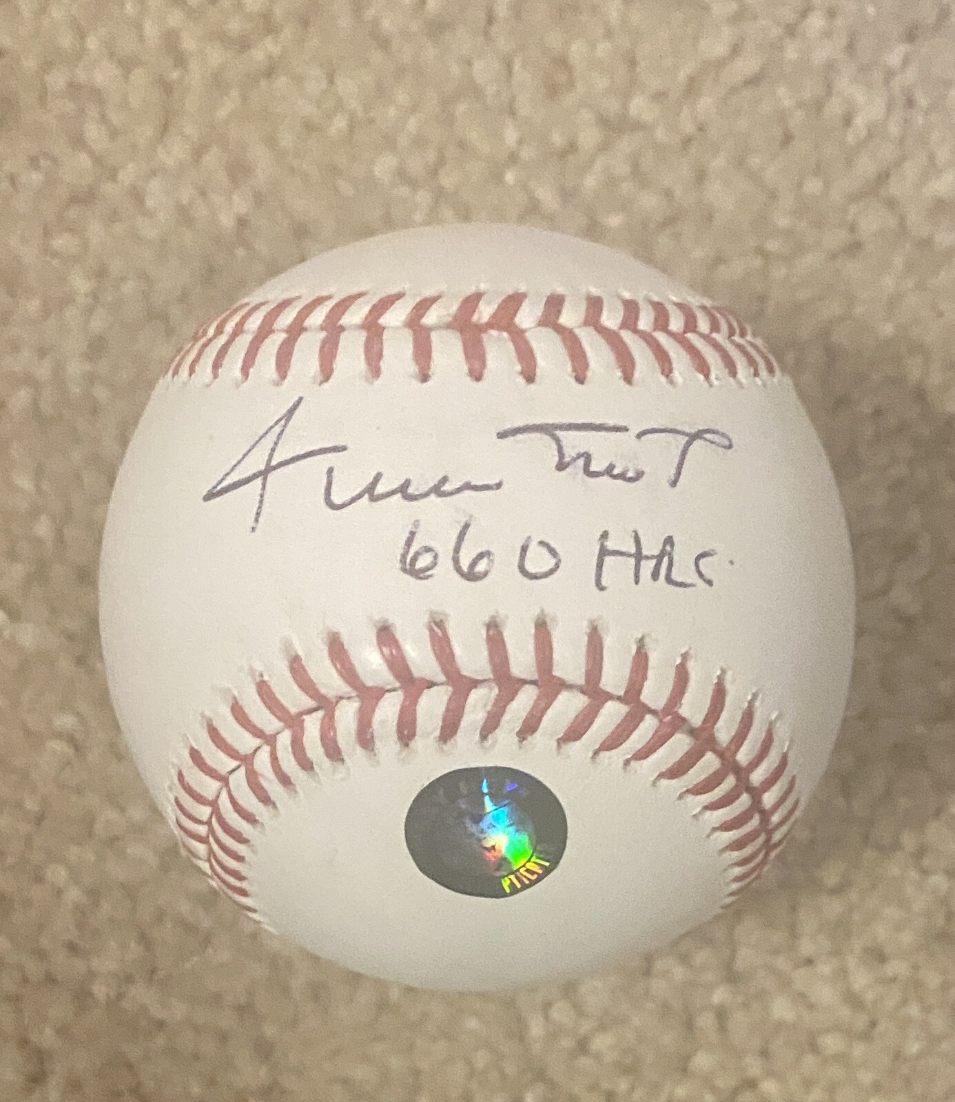 Willie Mays Signed Baseball Say Hey Kid COA Rare 660 HR eBay