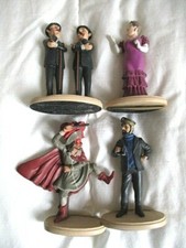 HERGÉ Les Aventures de Tintin Lot de 4 Statuettes  Résine paramout pictures 2011
