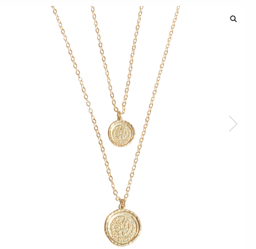 NWT Amber Sceats Layered Double Coin 
