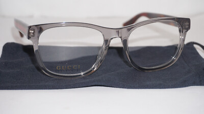 メガネ GUCCI Gucci - GG1004O - 003 grey grey transparent gucci-gg1004o-003-grey-