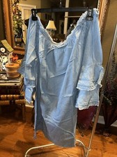 Coleen Lopez Blue Dress Sz 2X NWT