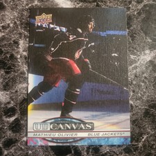 Mathieu Olivier Upper Deck 2025-26 Extended Series UD Canvas #C-319 Blue Jackets