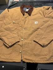 Carhartt Blanket Lined Detroit Brown Jacket 14806 Size 3XL
