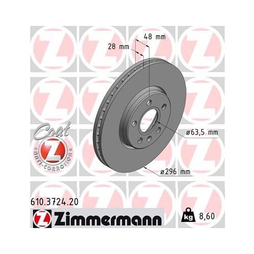 Zimmermann Discofreno 610.3724.20 - Immagine 2