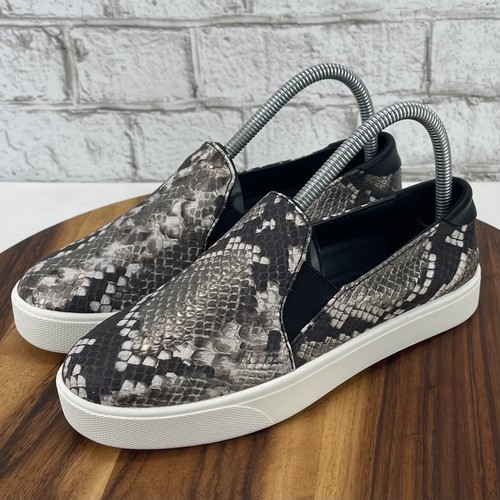 Cole Haan Grand Series W19258 Womens 6.5 Python Snake Print Leather Slip On Shoe