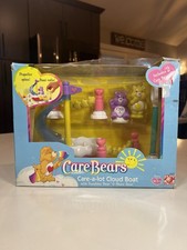 Vintage Care Bears Care-A-Lot Cloud Boat Play Set  NEW - Box Damaged  Re-Taped