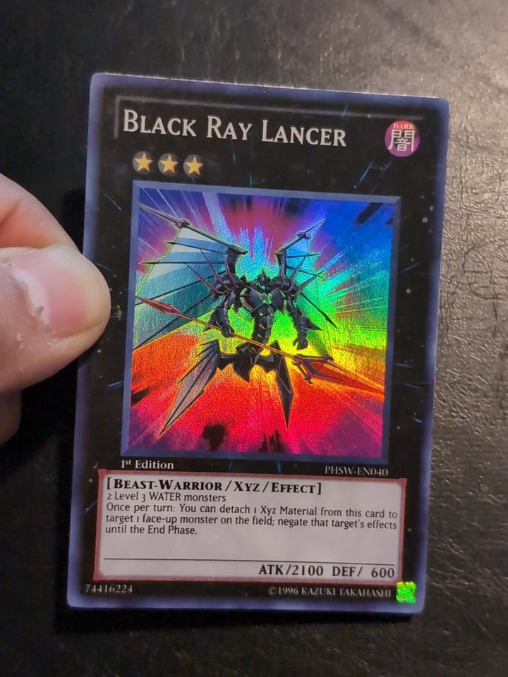 Yu-Gi-Oh! - Black Ray Lancer (PHSW-EN040) Super Rare 1st Edition: Sammelkarte Aus Photon Shockwave