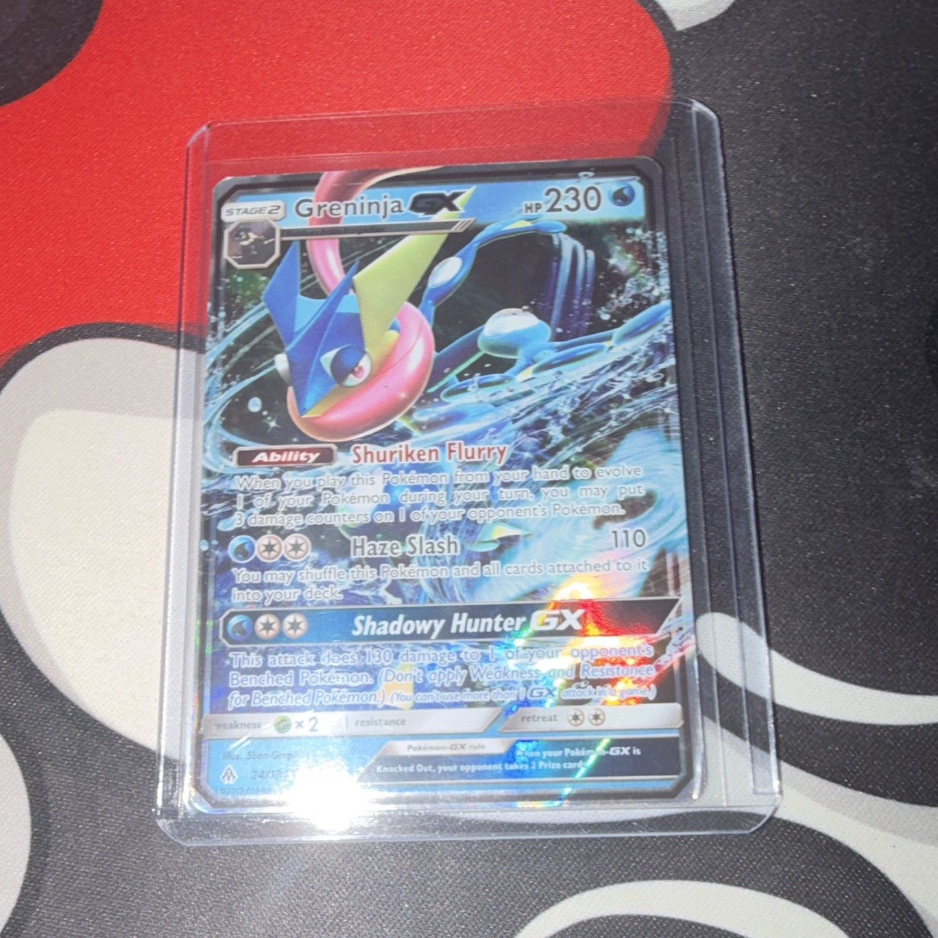 Pokemon TCG Greninja GX 24/131 Forbidden Light Ultra Rare Holo 230 HP