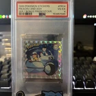 VINTAGE 1999 POKEMON Sticker Series 1 Prism Pikachu And Ash- PSA 4