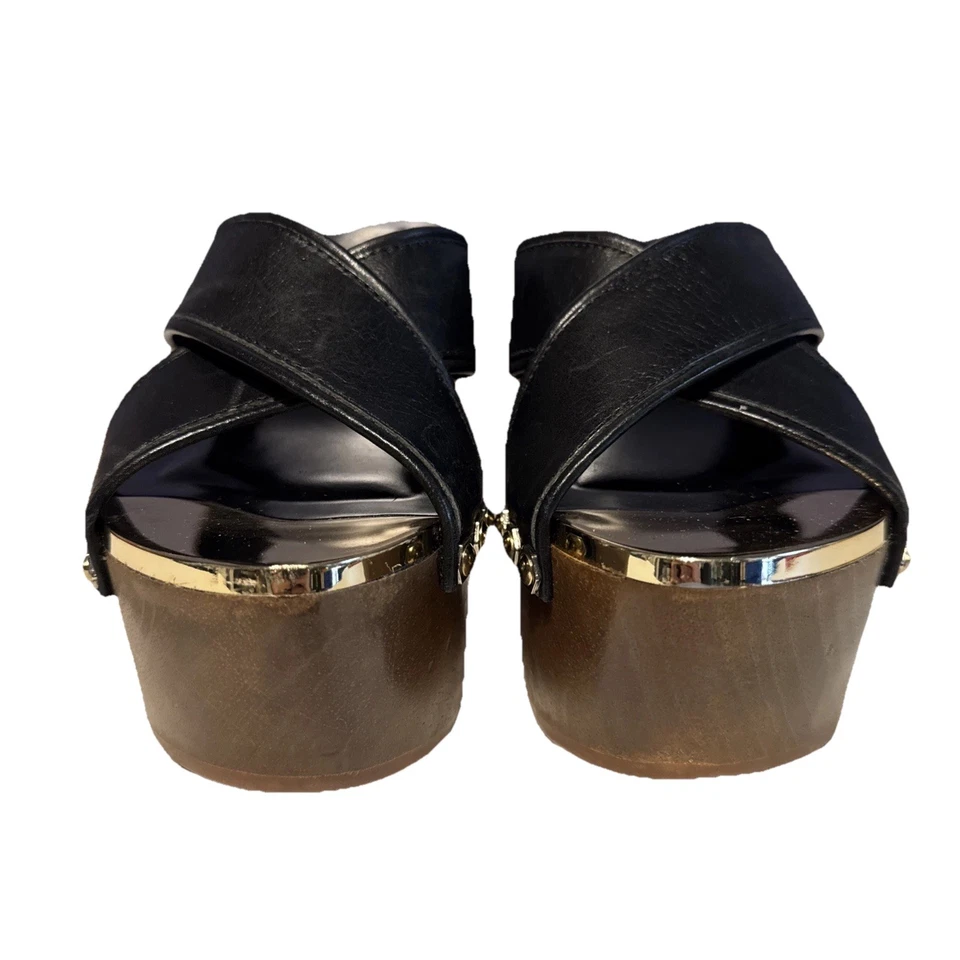 Cunha Rachel Zoe preta com grão de madeira tamanho 6,5 M - Imagem 3 de 4