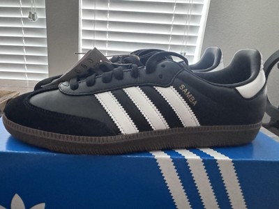 ADIDAS Originals Samba OG Black White Gum B75807 Men's shoes sz 8m /9.5w
