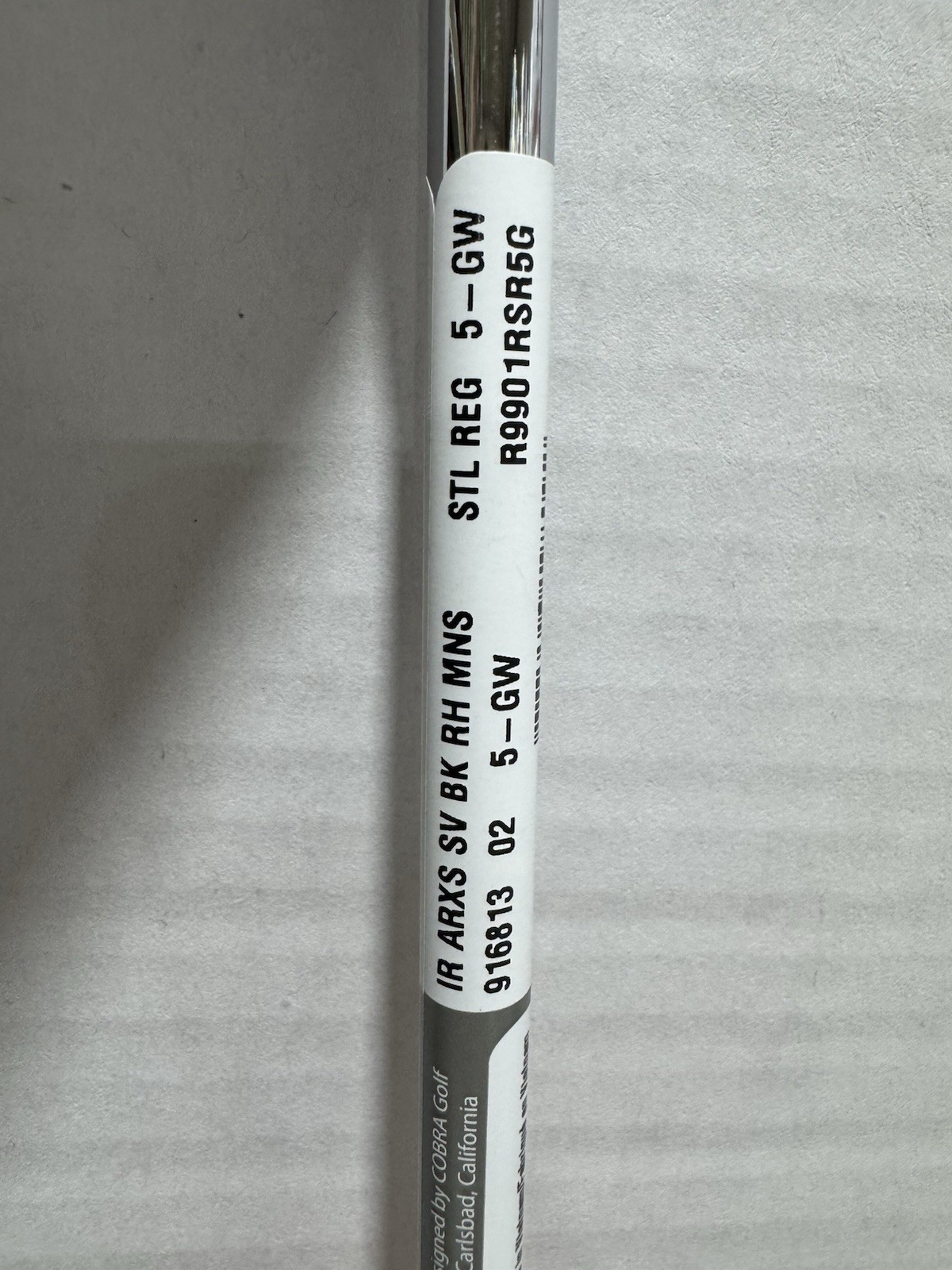 Cobra 2022 AIR-X Irons, Right Hand, Men's, Chrome/Blue