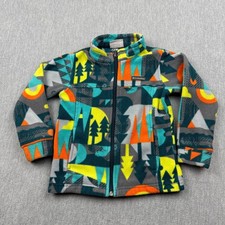 Columbia Jacket Kids Unisex 4T Zing III Fleece Night Wave Riverside Zip Pocket