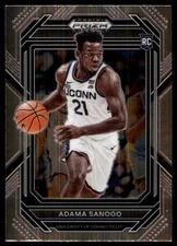 Adama Sanogo 2023 Panini Prizm Draft Picks #8 Connecticut Huskies NBA READ