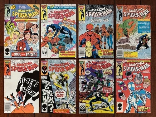 Amazing Spider-Man #274, 275, 276, 277, 278, 279, 280, 281 LOT avg VF Hobgoblin