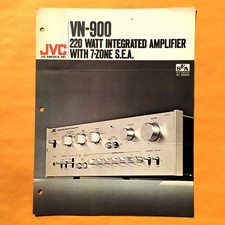 Genuine JVC VN-900 Integrated Amplifier Brochure - ORIGINAL