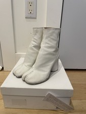 Maison Margiela Tabi Recicla White Leather Sp...