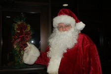 XXL Sanat Suit - Jacket, pants, hat. boot covers, wig, belt, suspenders