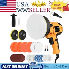 1000W Car Polisher Buffer Sander Polishing Machine Kit Waxing w/ 5" Pad Bonnet