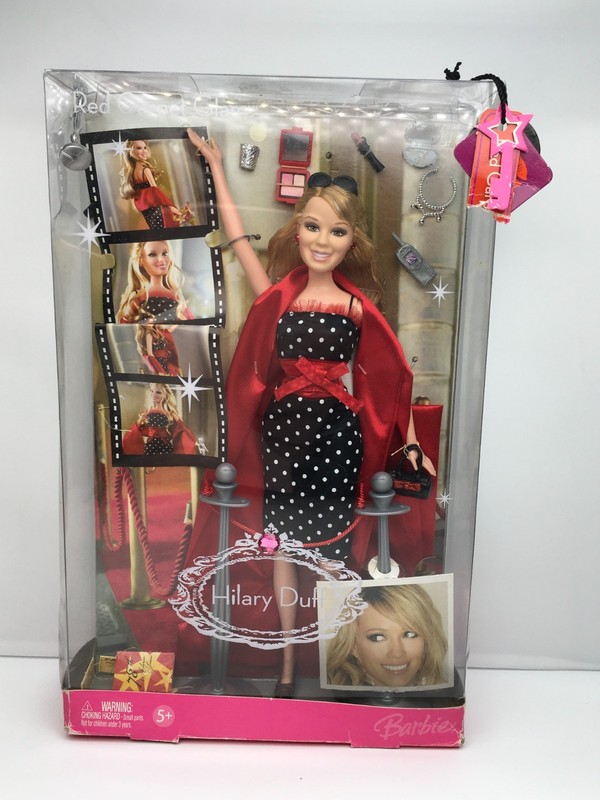New In Box 2006 Mattel Red Carpet Glam Hilary Duff Barbie Doll