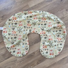Great Condition Zip Back Boppy Nursing Pillow Cover Woodland Forrest Animals