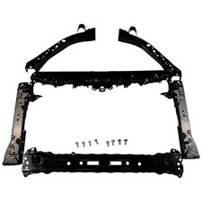 Steel Black Radiator Core Support Bracket Frame Assembly Compatible with Toyota