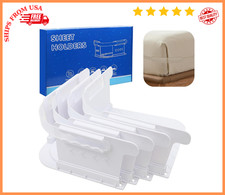 Bed Sheet Holders for Corners, Sheet Holders Keep Sheets Firm  Tight - Lock Fit