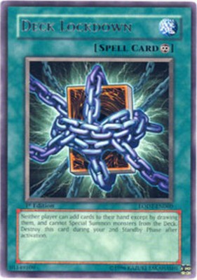 Yugioh! LP Deck Lockdown - LODT-EN060 - Rare - Unlimited Edition Lightly Played,