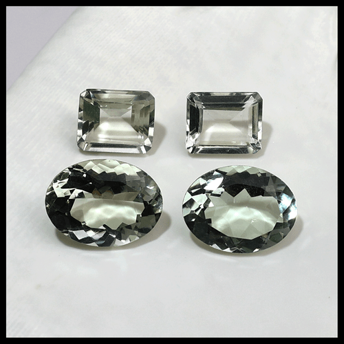 Como Nuevo ~ Lote de 4 Piezas Gemas Corte Facetado Amatista Verde Natural VVS 11mm-16mm - Imagen 10 de 11