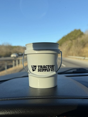 #ad #ad White Tractor Supply Mini Bucket $11.00