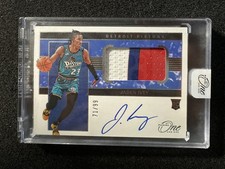 2022-23 Panini One and One Jaden Ivey RPA RC Rookie Patch Autograph Encased /99