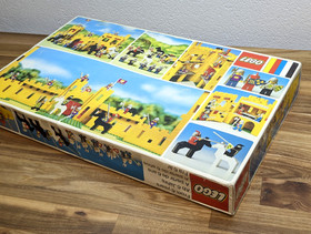 Lego 375 Yellow Castle 100% Original Box RARE Box Knights Vintage Knights Castle