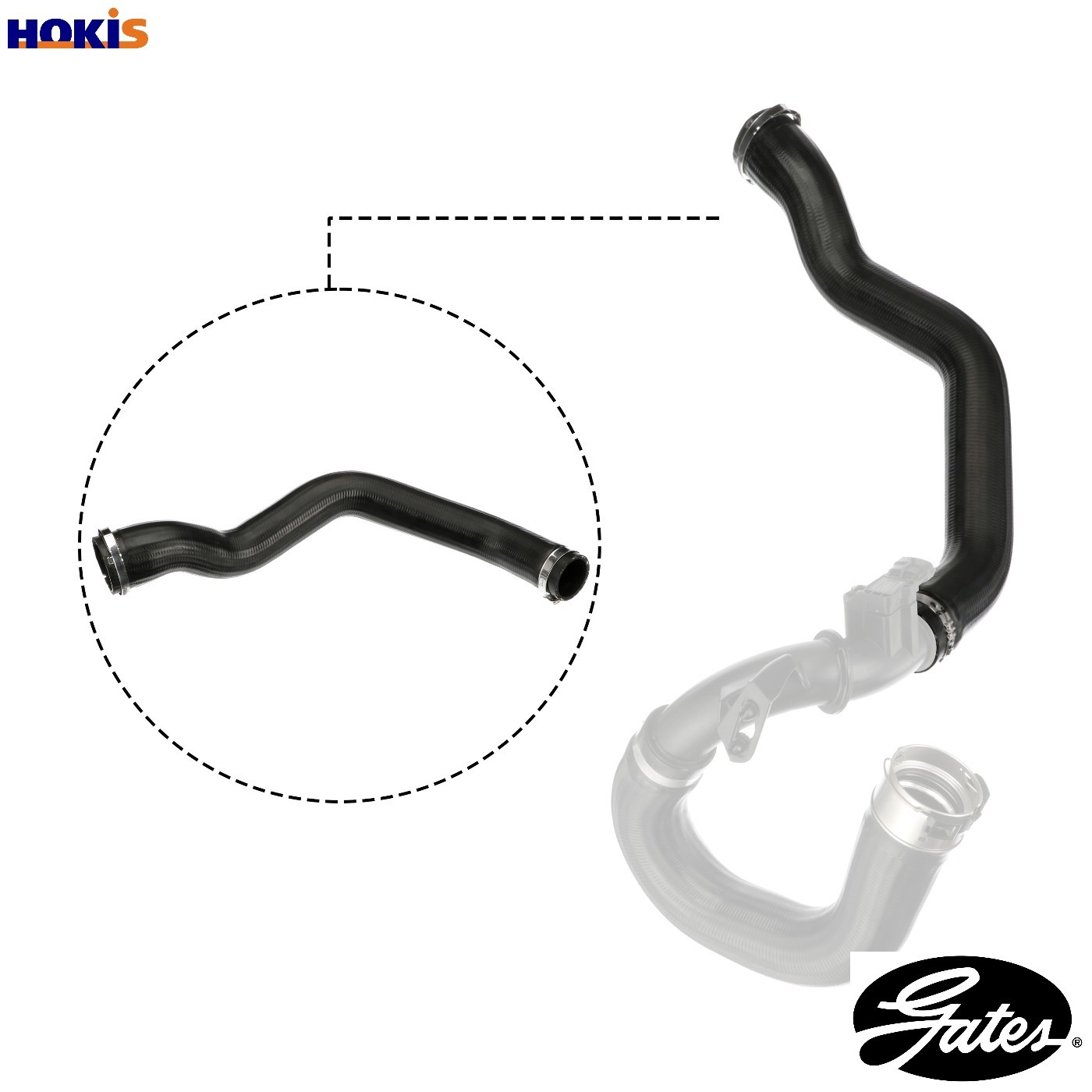 CHARGE AIR HOSE 09-1393 FOR BUICK OPEL MOKKA/X CHEVROLET LUV 1.4L 4cyl 1.4L 4cyl