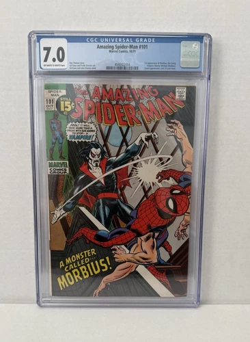 The Amazing Spider-Man #101 (Marvel, 1971) 1st Appearance Morbius - CGC 7.0