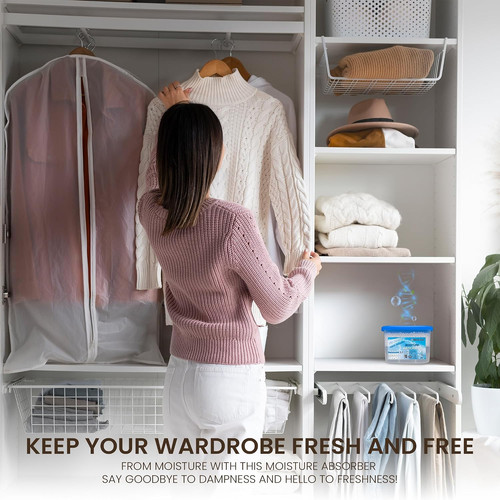 Belaco Dehumidifier Pack Prevent Mould & Mildew, Eliminating Musty Odor