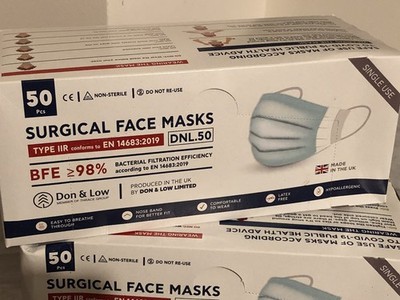 150 x Maske Gesichtsbedeckung Einwegmasken Hygiene Schutz Staub Allergie Grippe