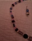 Artist Hypo Lamp-work Flowers, Variety Facet crystal necklace set — photo 4