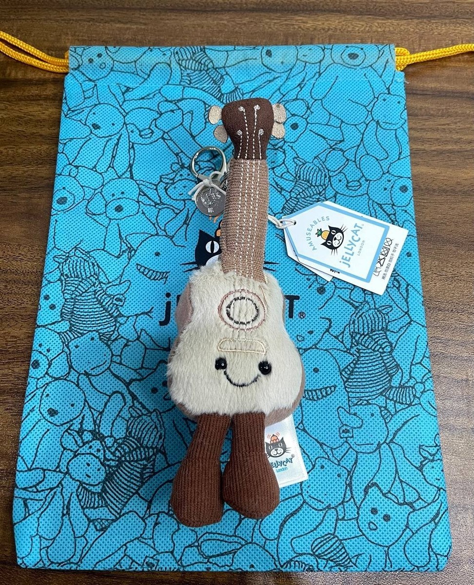  Amuseable Ukulele ウクレレ ぬいぐるみ　楽器 Black Friday SALE – Jellycat Amuseables Ukulele Bag Charm Plush