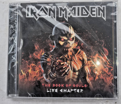 IRON MAIDEN ''THE BOOK OF SOULS - LIVE CHAPTER'' RARE ARGENTINA PRESS 2 x CD NEW!