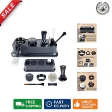 Espresso Lovers' 7 Pack Organizer: Essential Tamper & Brewing Tools (51mm)