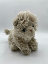 Toys R Us Animal Alley Gray Persian Kitty Kitten Blue Eyes Shaggy Hairy 2011 10"