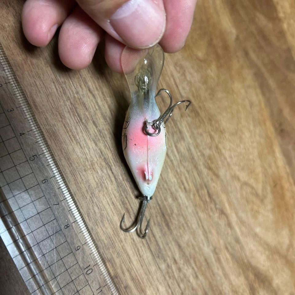 Señuelo flotante American Old Man's Piglet dorado usado para lubina bagre lubina Foto 4 de 4