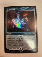Foil - Brainstorm - 3 - Signature Spellbook: Jace MTG Near Mint NM